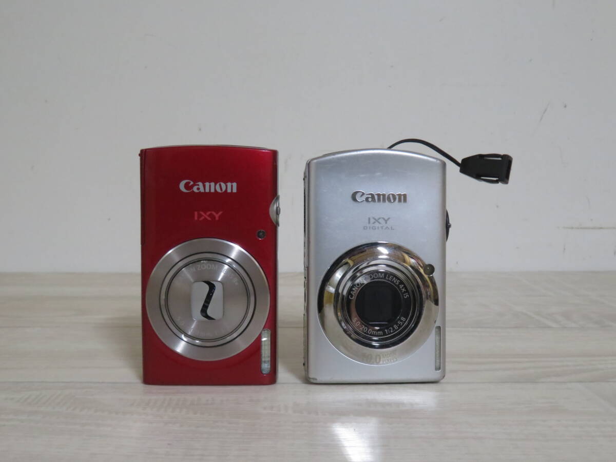 Canon IXY レッド コンパクトデジタルカメラ　ジャンク品 中古】Canon キヤノン IXY 120 レッド コンパクトデジタルカメラ