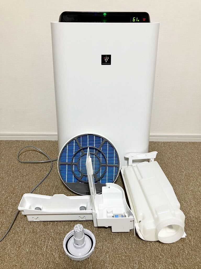 SHARP 空気清浄機 KC-F40-W HEPAフィルター搭載 ホワイト SHARP 空気