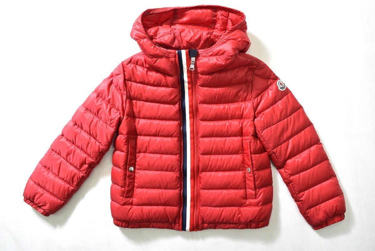MONCLER モンクレール キッズ レッド ダウン アウター 【公式通販】