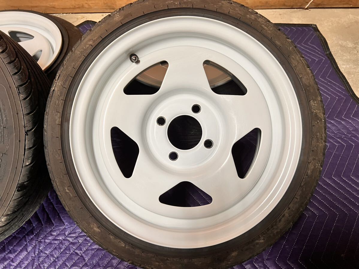 ESB TC01 14インチ ホイールタイヤとナットセット（14インチ うとき 鉄 