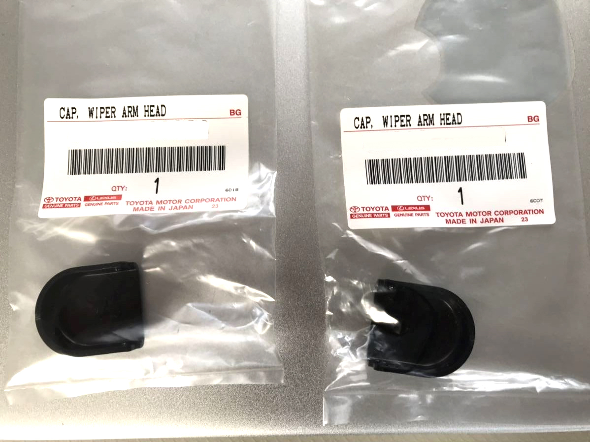 【未使用】新品 トヨタ純正 70 80 ランドクルーザー ランクル プラド ワイパーアームカバー カバー 左右 TOYOTA LAND
