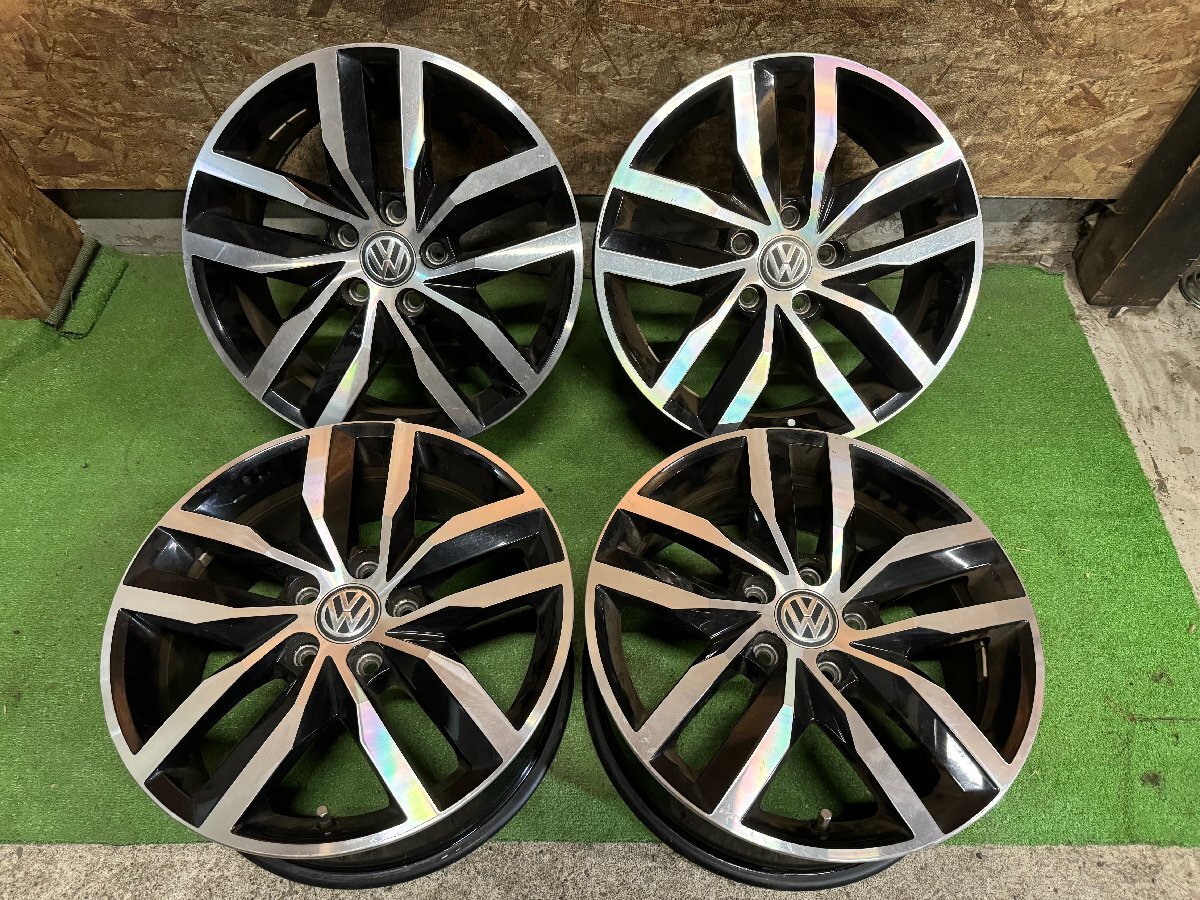 やや傷や汚れあり】フォルクスワーゲン VW ゴルフ7 純正 17インチ 7J +