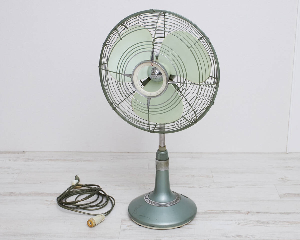 三菱 扇風機 R30-V レトロ リモコン付き 三菱 扇風機 R30-V レトロ