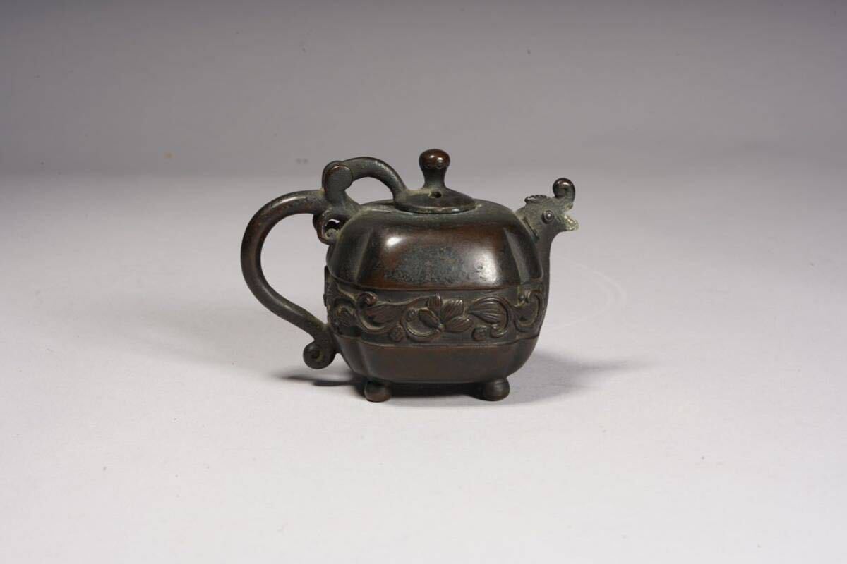 龍紋水注 水注 煎茶道具 古銅 古玩 銅瓶 茶道具 骨董 縁起物 龍 金属工芸品 龍紋水注 水注 煎茶道具 古銅 古玩 銅瓶 茶道具 骨董 縁起物 龍
