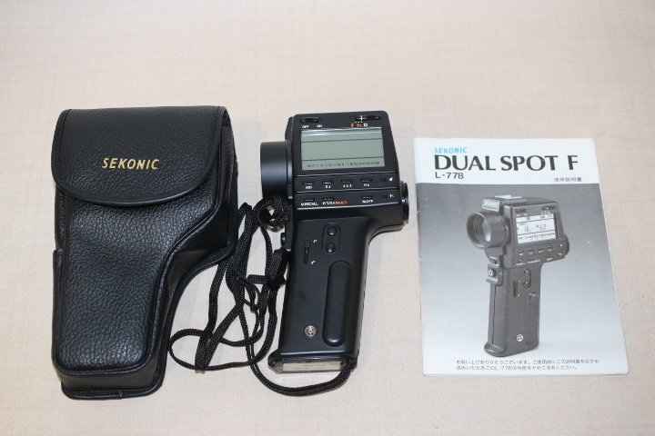 やや傷や汚れあり】SEKONIC セコニック DUAL SPOT F L-778 スポット 