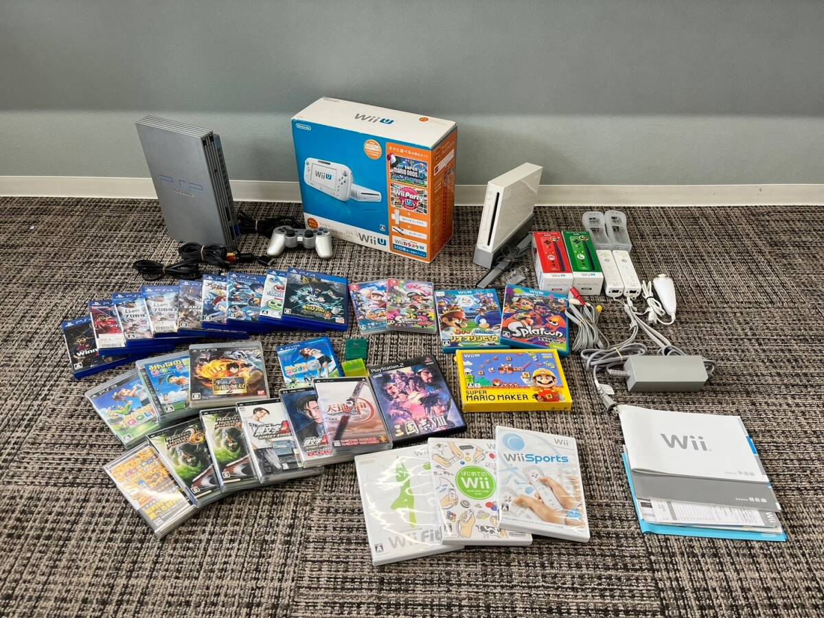 ジャンク品】☆ゲームソフト まとめ売り☆/Wii/WiiU/GAMECUBE/PS/DS