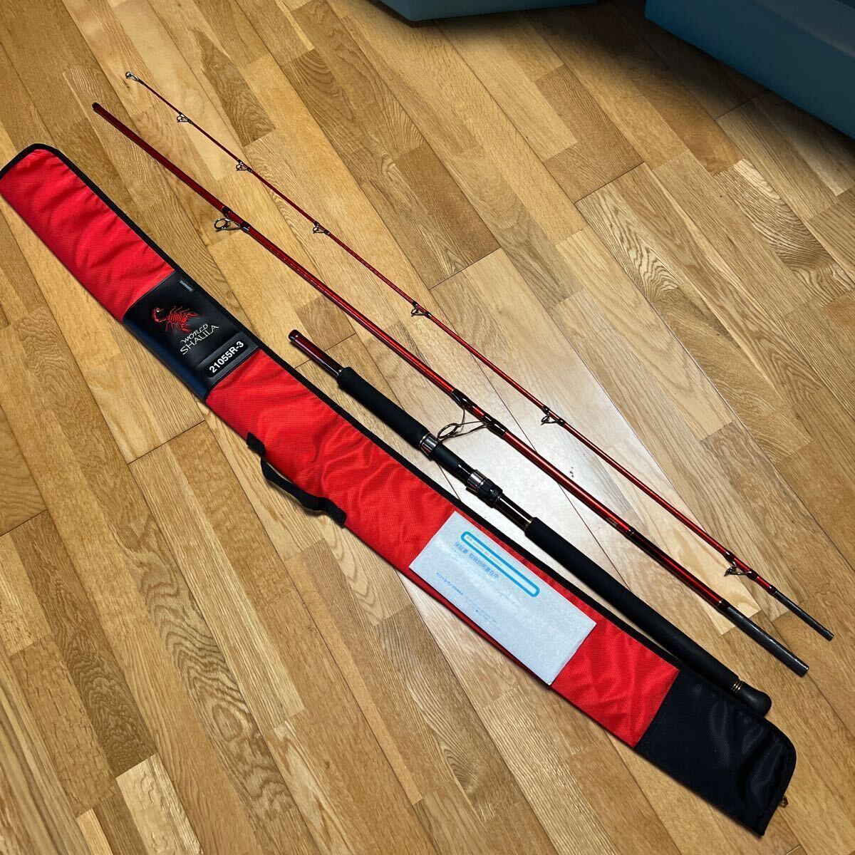 SHIMANO WORLD SHAULA 21055R-3 磯竿 SHIMANO WORLD SHAULA 21055R-3 磯竿 ワールドシャウラBG 21055R-3