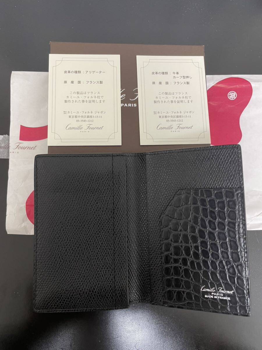 カミーユフォルネ 小銭入れ ヴォーグレネ たらしい 黒 旧ロゴ