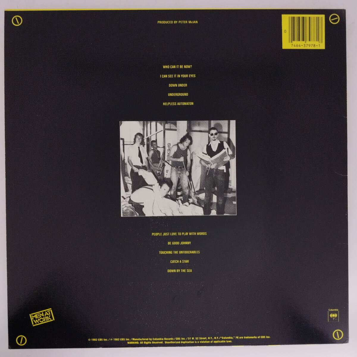 やや傷や汚れあり】良盤屋◇LP◇【米コロンビア 輸入盤】メン・アット 