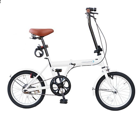 AIJYU CYCLE 20インチ折りたたみ自転車 AJ08N ホワイト AIJYU CYCLE 20インチ折りたたみ自転車 AJ08N ホワイト（新品