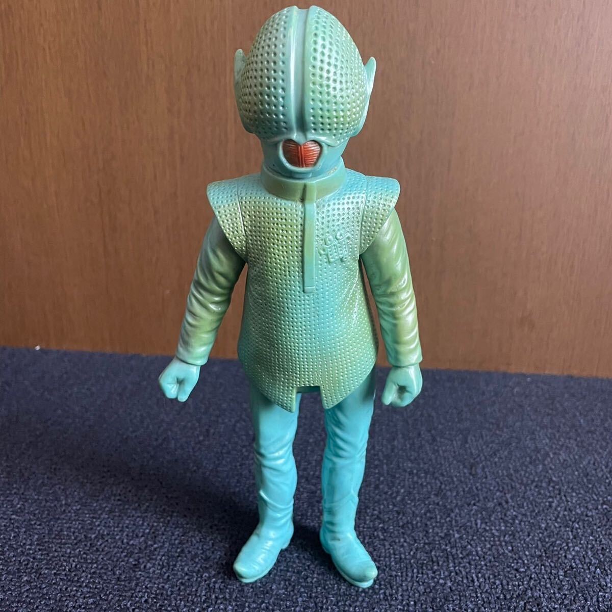 当時の物 ブルマァク 極美品 シャプレー星人 ソフビ 怪獣