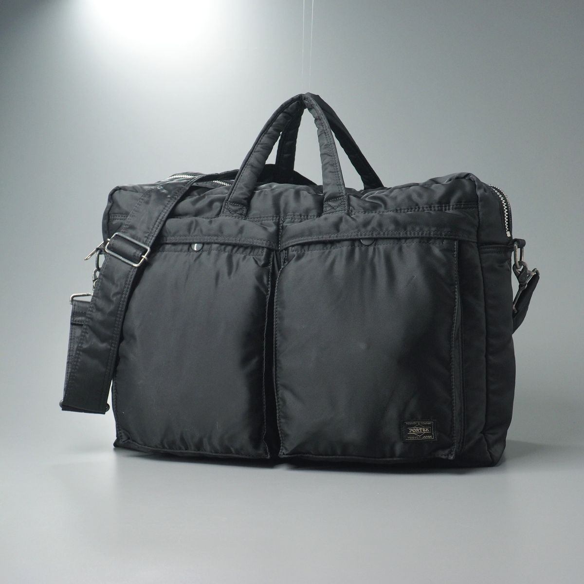 91 ポーター タンカー ビジネスバッグ 2way ブラック ポーター「フリー