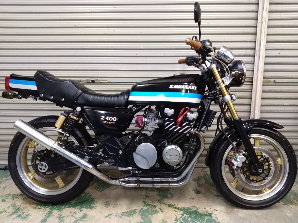 やや傷や汚れあり】KAWASAKI実働ゼファー400希少Z400FX仕様E3カラー