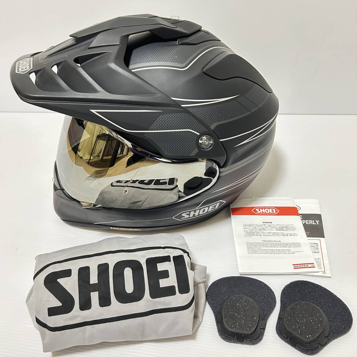 超美品　レア　SHOEI ホーネットADV ナビゲートtc2 超美品レアSHOEI ホーネットADV ナビゲートtc2