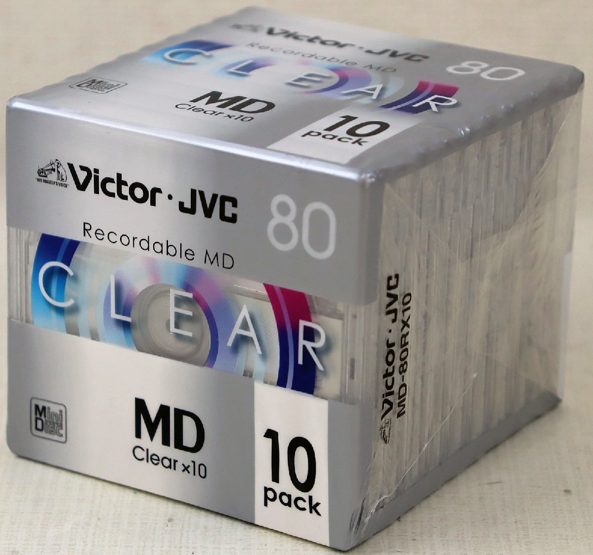 Victor JVC 録音用MD 80分 減る 5パック