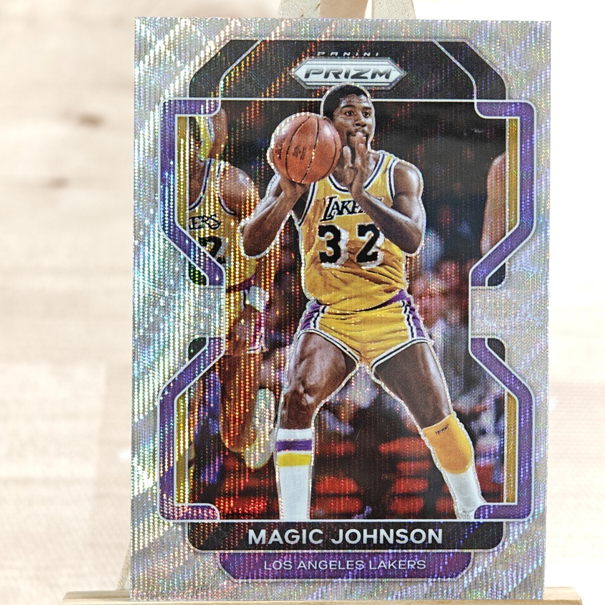 NBA カード Magic Johnson 直筆サイン prizm choice