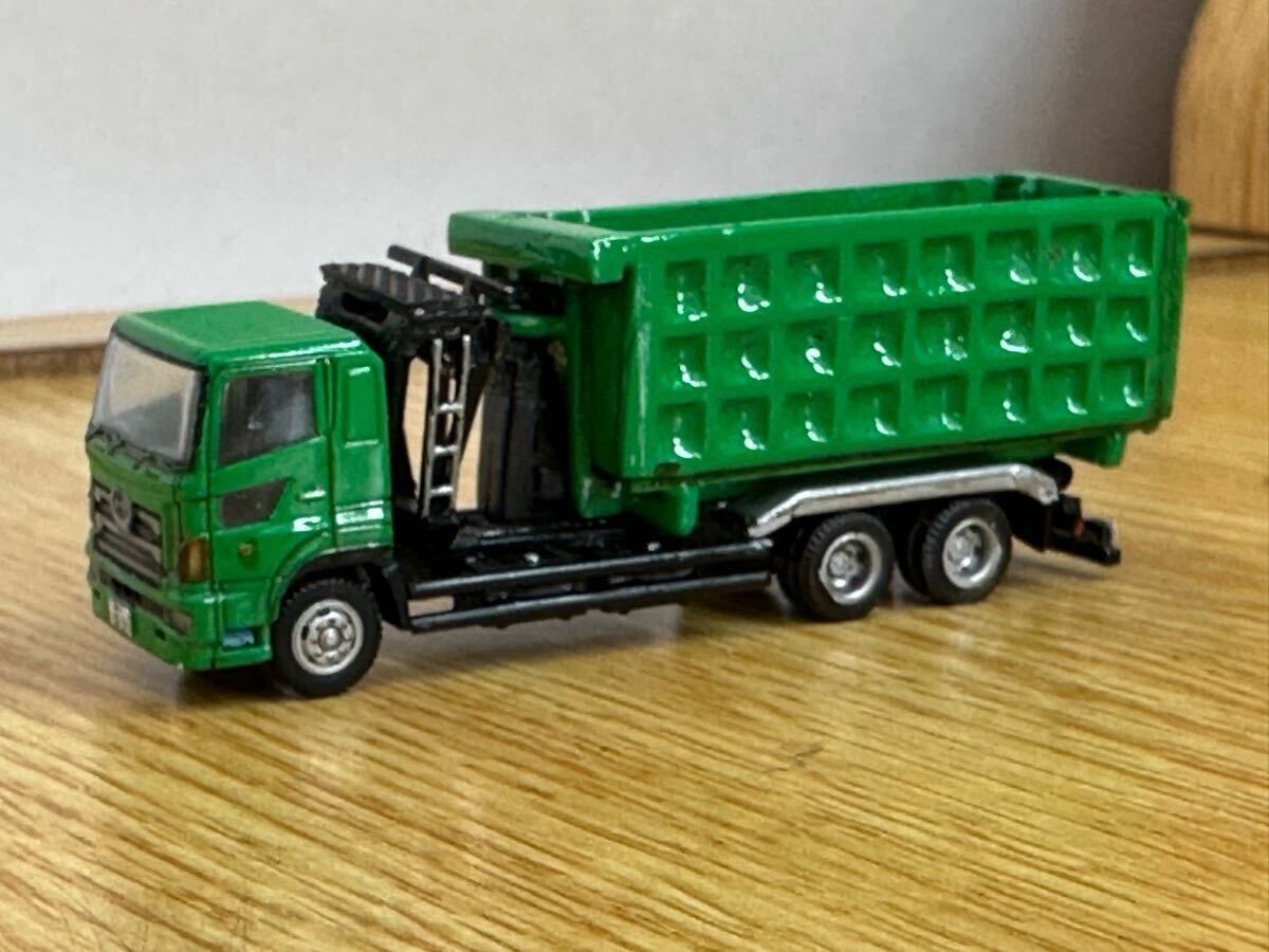 HINO トラックモデル 緑 模型 改造 - メルカリ