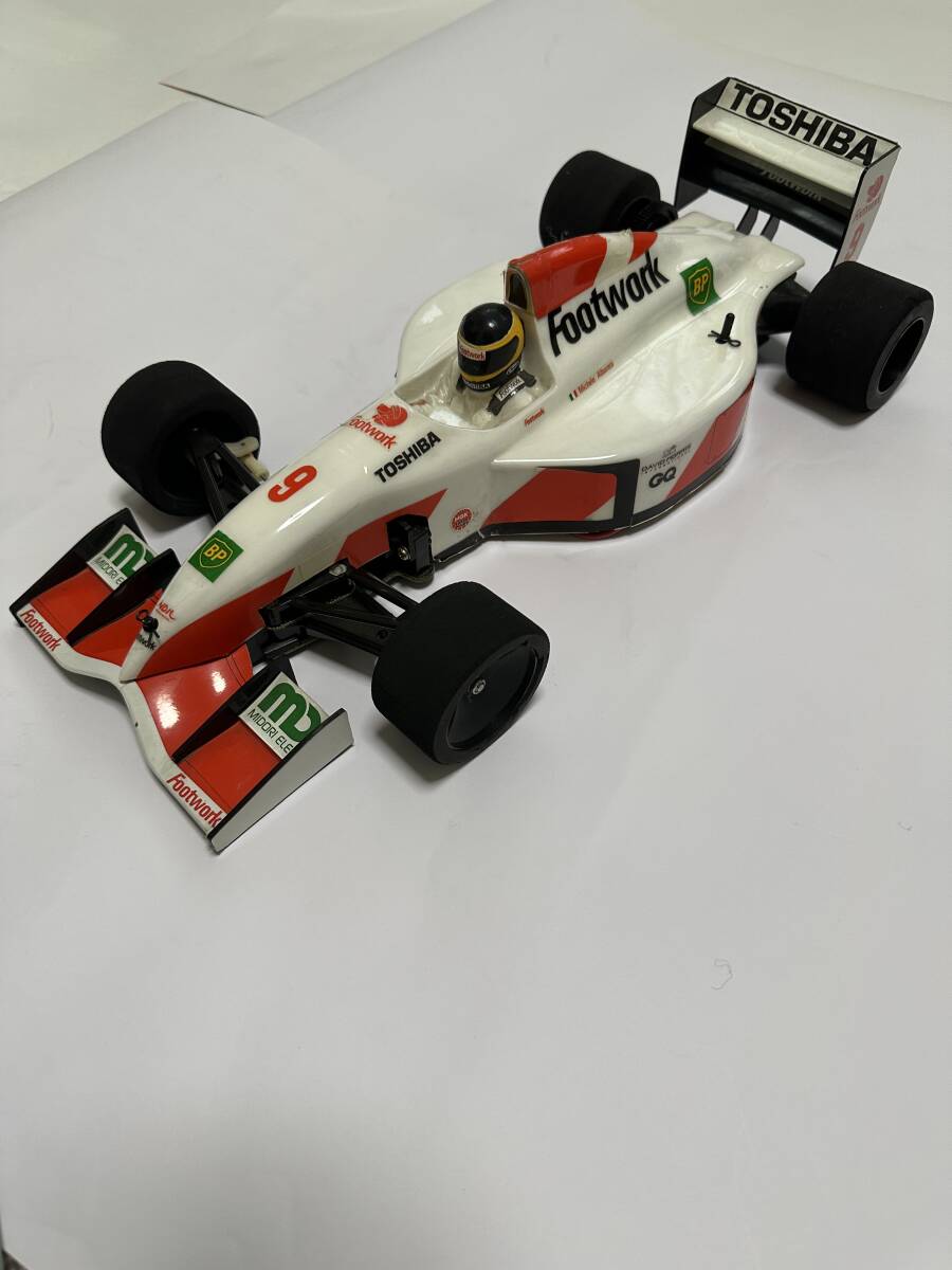 【美品！】タミヤ 1/10 ラジコン フットワーク無限ホンダ  鈴木亜久里 美品！】タミヤ 1/10 ラジコン フットワーク無限ホンダ 鈴木