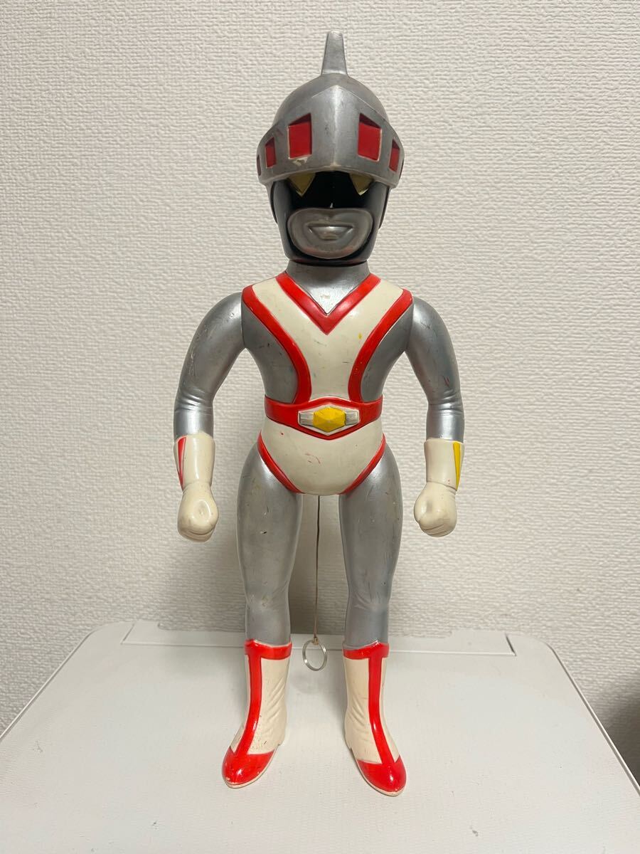 当時物シルバー仮面のフンドー星人　アーク製　バンダイ　ポピー　ブルマァク 当時物シルバー仮面のフンドー星人 アーク製 バンダイ ポピー