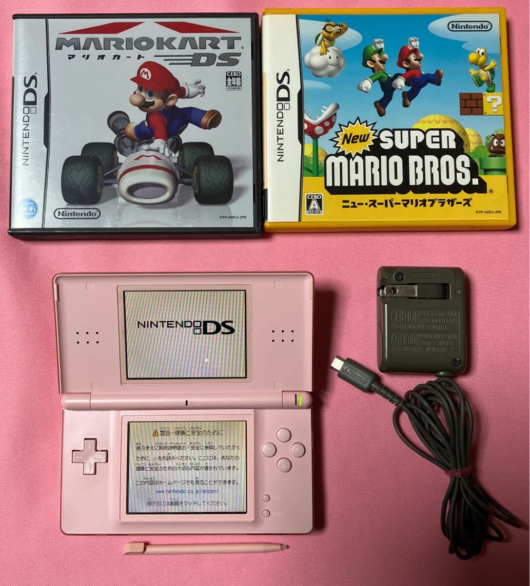 ジャンク】ニンテンドーDS Lite マリオデザイン