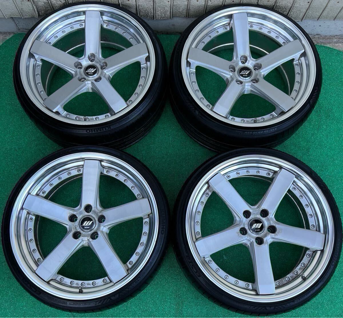 WORK ホイール バックレーベル BST2 20インチ×10J BACK LABEL ZEAST