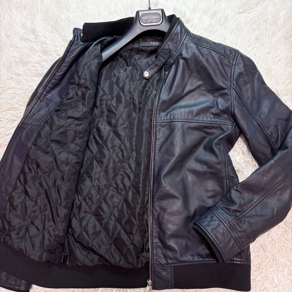 新品】定価518,000円 新品☆ AKM 17AW ムートン ダブル ライダース 