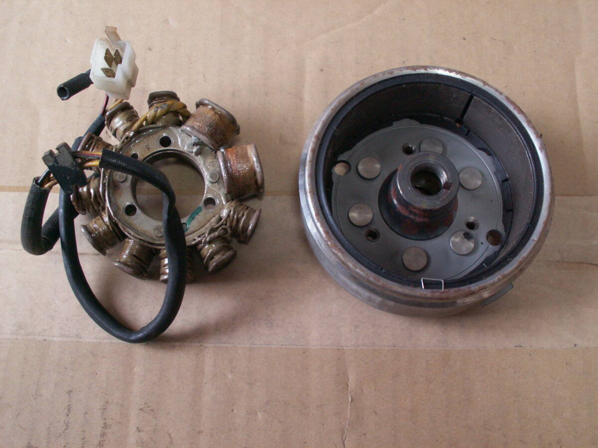 □ヤマハ SR500 純正 ジェネレーター オルタネーター フライホイール