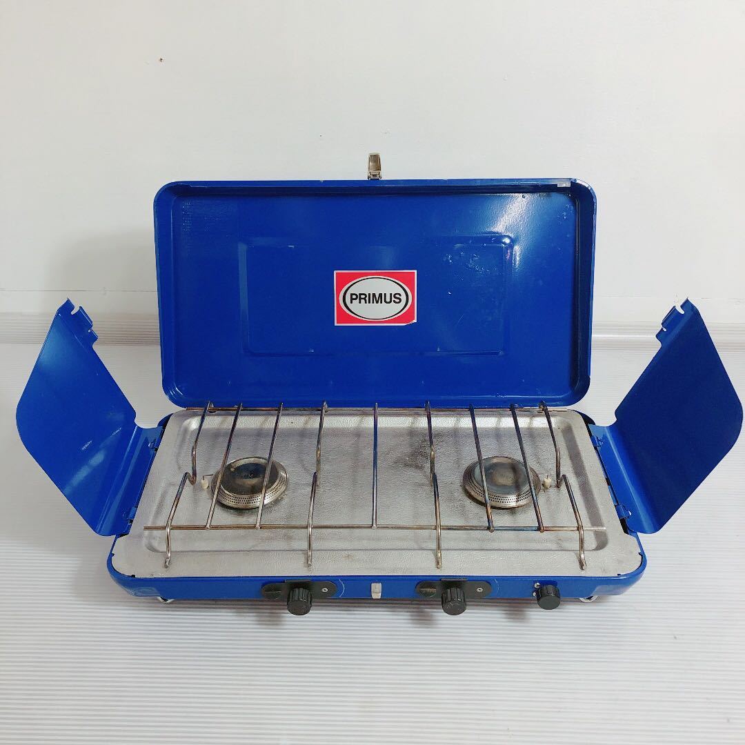 PRIMUS ツーバーナー P-2CA イワタニプリムス 廃盤 青色 PRIMUS