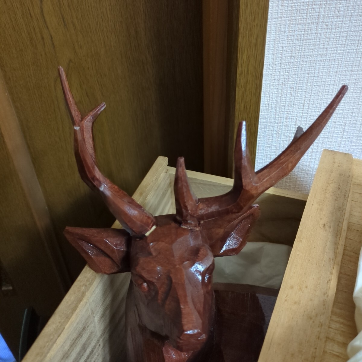 杉本宗一・作　木彫　一木の馬（刻銘有り） 杉本宗一・作 木彫 一木の馬（刻銘有り）
