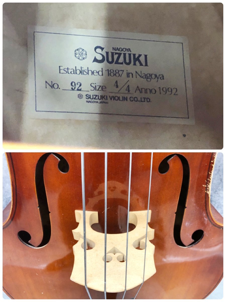 SUZUKI コントラバス No.92 1887 4/4