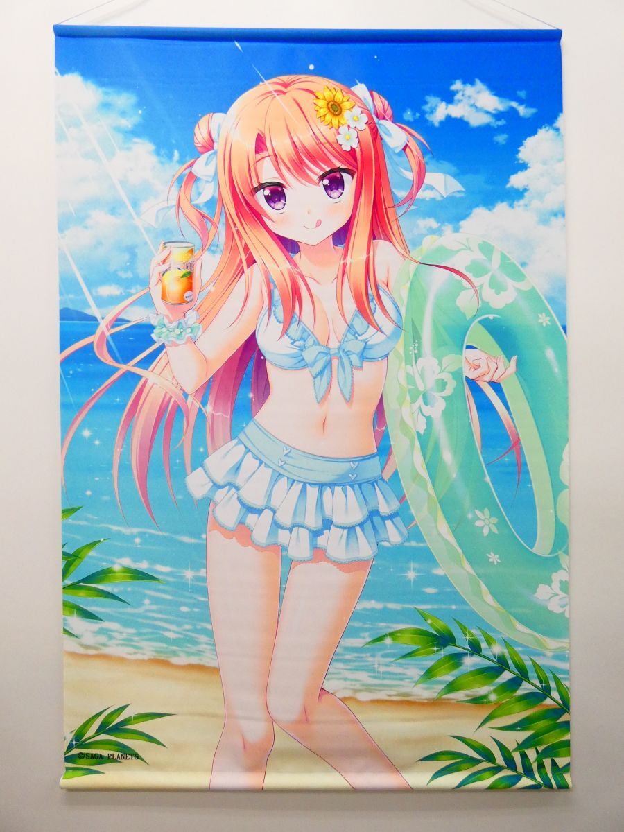新品】minori その日の獣には、 深浜 祈莉 B2タペストリー 柚子