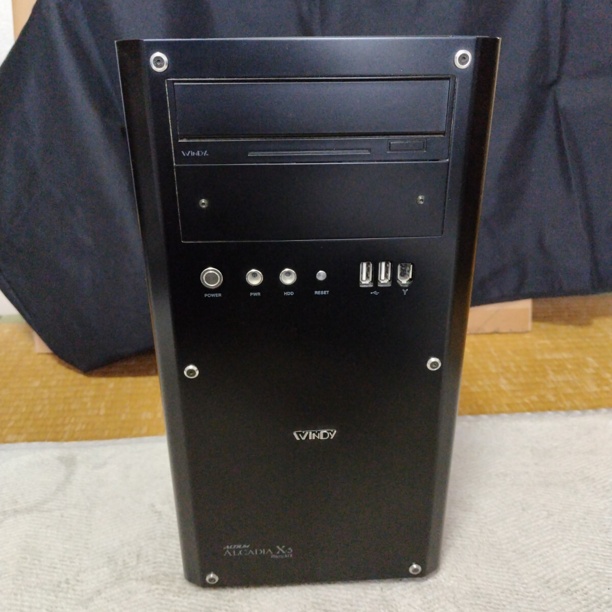 星野金属　WiNDY　ALCADIA　FS500 ☆WinDy/星野金属 PCケース ALCADIA FS500 (ATX アルミケース)の