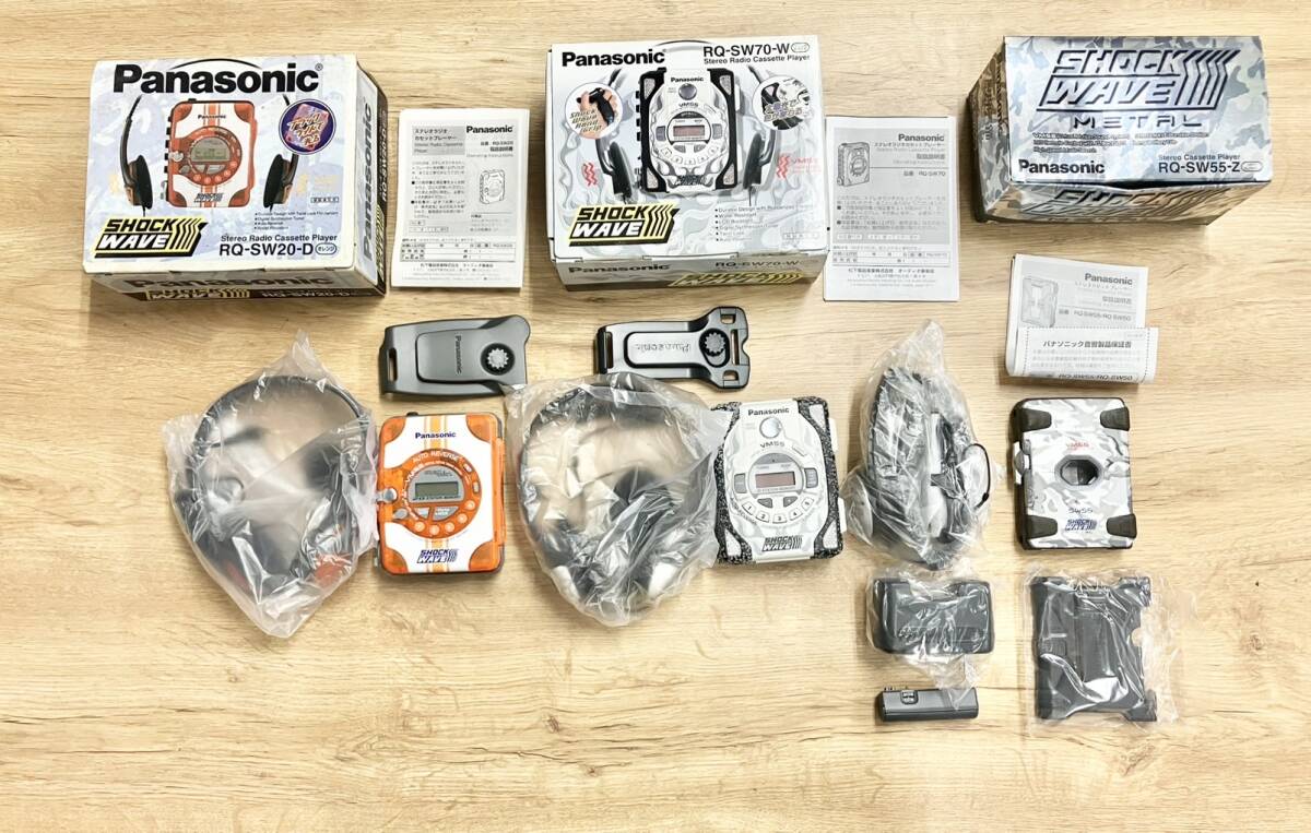 Panasonic カセットRQ-SW70 shock wave ジャンク品 Panasonic