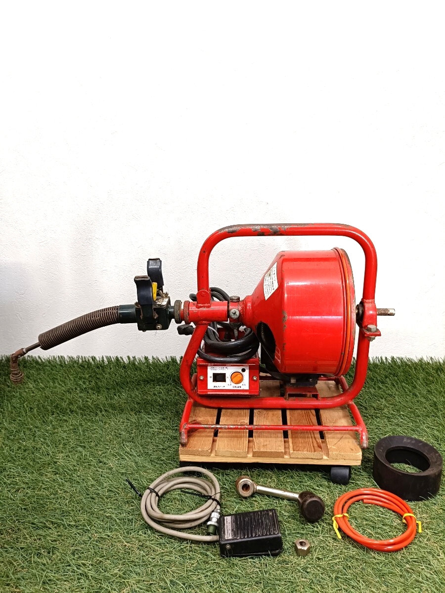 塚仲x172 アサダ 電動ドレンクリーナー/ドレーンクリーナー 排水管清掃機【E-2】■ワイヤーφ13mm×全長15m★グリスカッター刃付き 2025年最新Yahoo!オークション -アサダドレンクリーナーの中古品