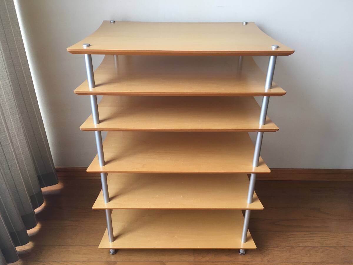 A338916S】QUADRASPIRE Q4D クアドラスパイア 2段オーディオラックの