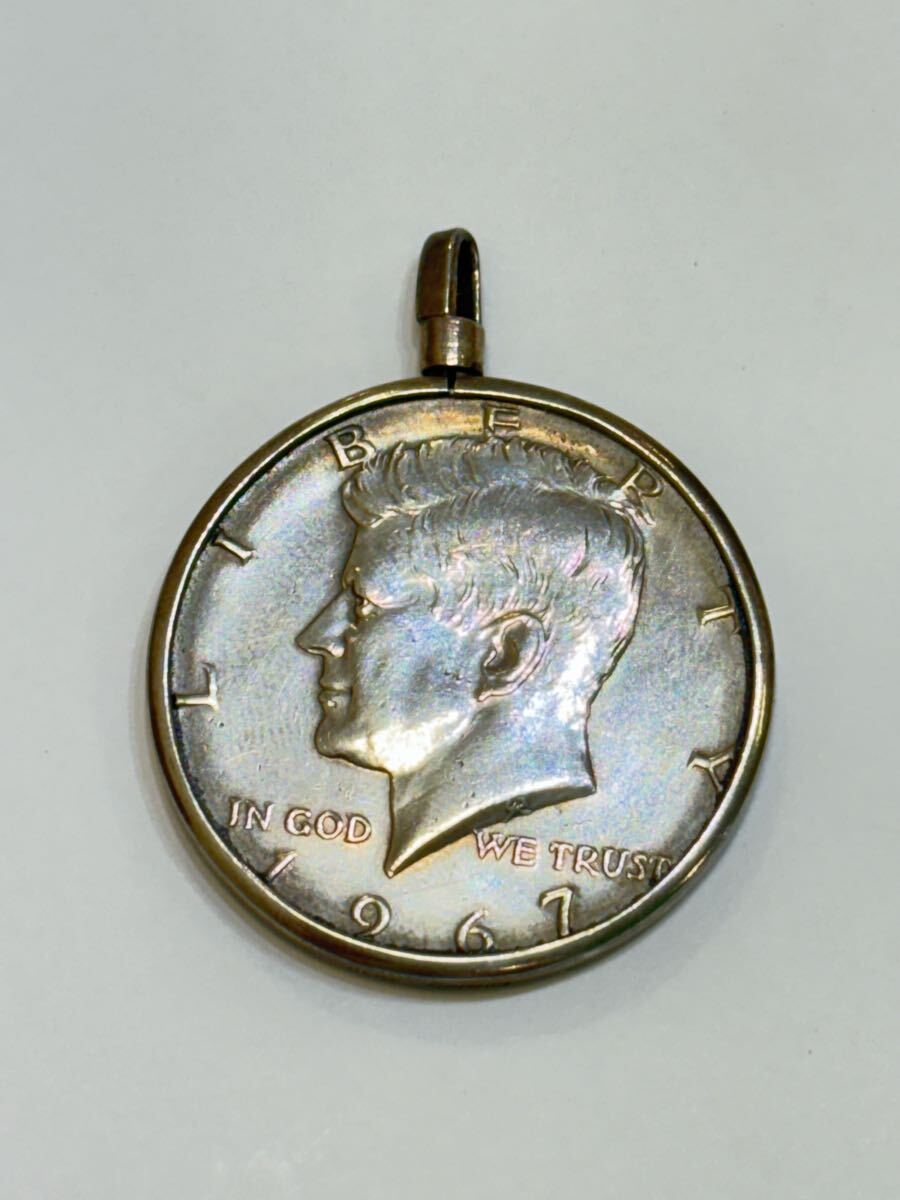 K18 リバティ コインモチーフ 金貨風 エリザベス ケネディ 1985年