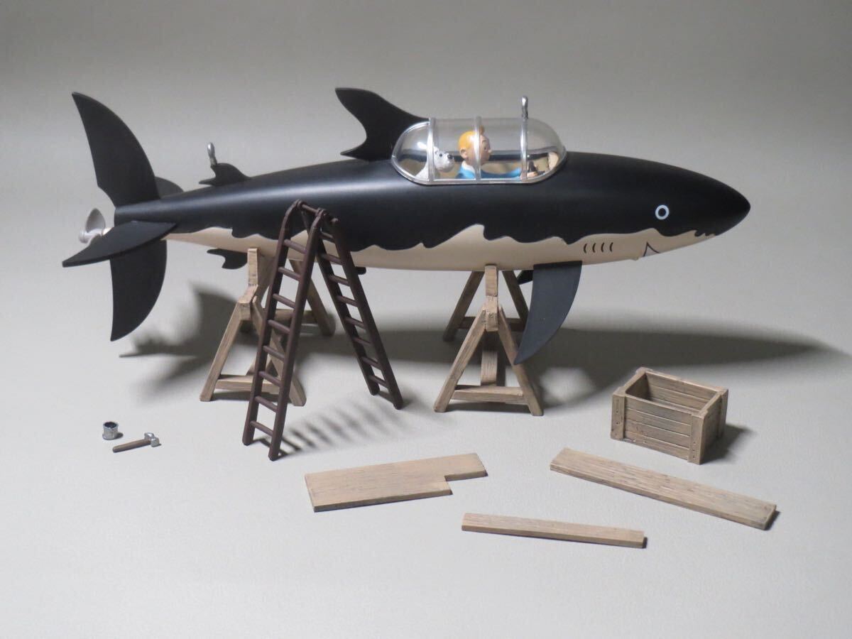タンタンの冒険 TINTIN タンタン 42cm レジン シャーク