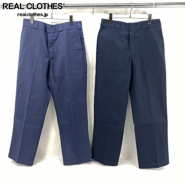 キムタク着 HTC Dickies コラボ 874型 ネイビー 32インチ 中古