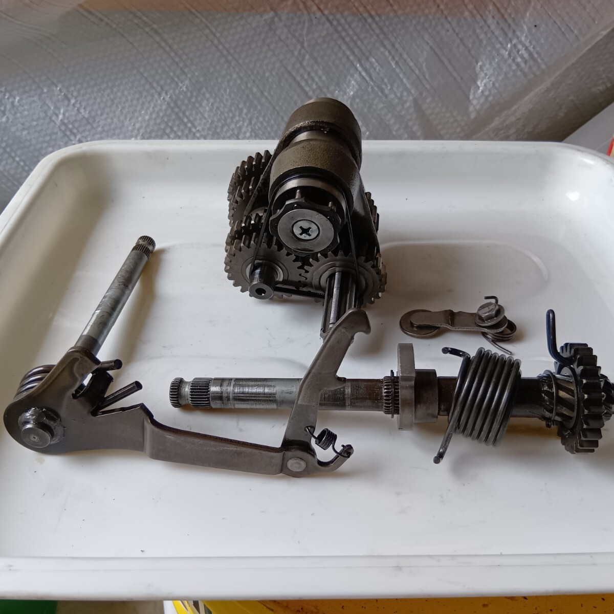 ダックス50エンジン　実働　良品　6V 3速リターン 当時物 6v ボアアップ 速くて静かなエンジン ST50 アメリカンダックス