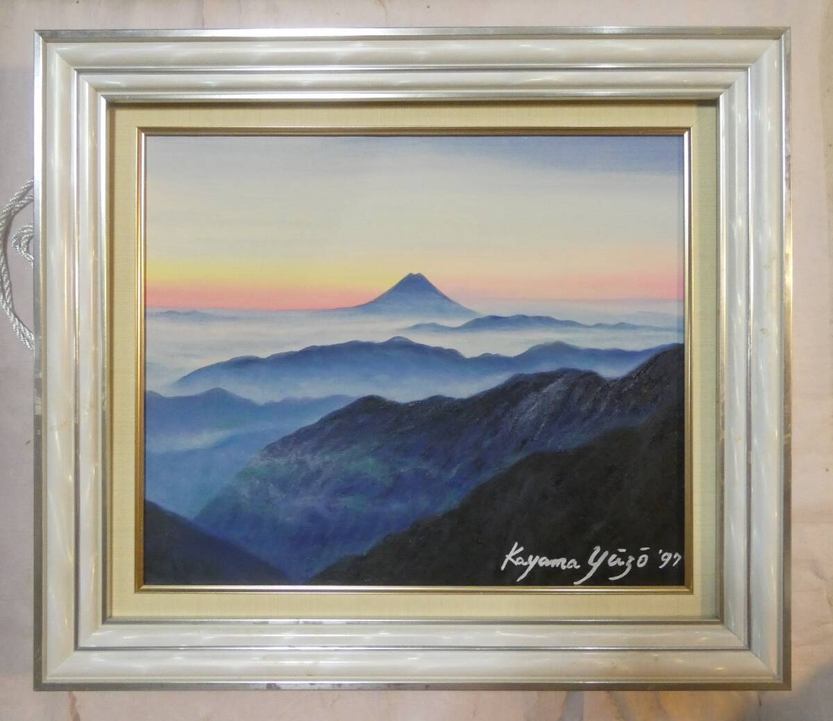 風景』◯【 加山雄三 】 P6 ◯ 裏サイン 油絵 日本の落札情報詳細