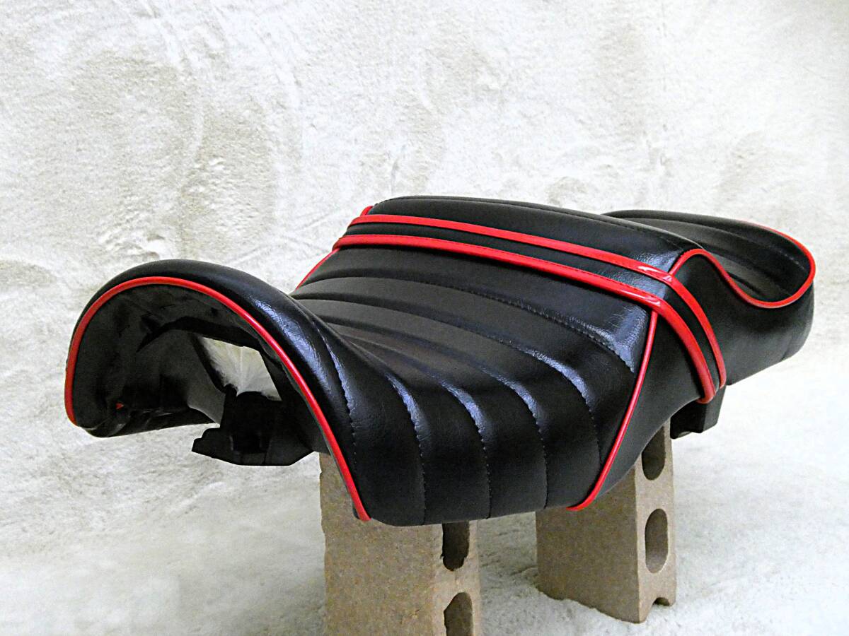 APE50 エナメル-enamel三段席黒 エイプ50 三段シート 45cm エナメル