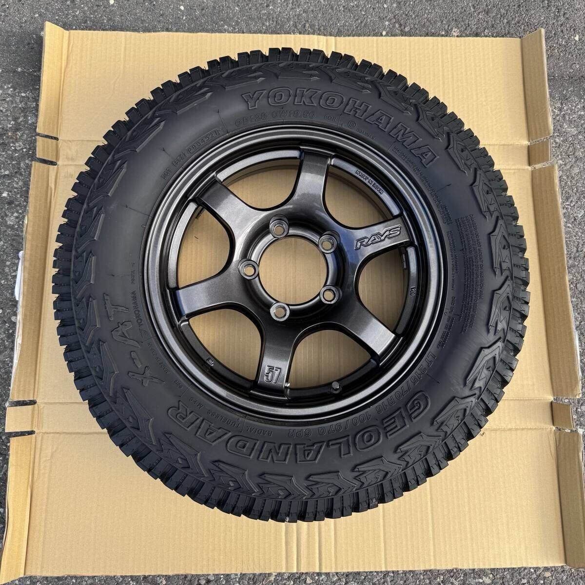 中古】レイズ RAYS ジムニー用 グラムライツ57JX GRAM LIGHTS 57JX 4本