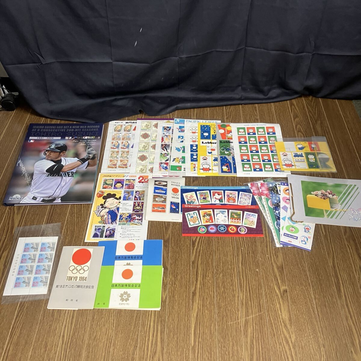 □【売り切り】記念切手まとめ 切手シート バラ切手 イチロー オリンピック ふみの日 コレクション品 シート額面9,190円 バラ額面4,729円の1番目の画像