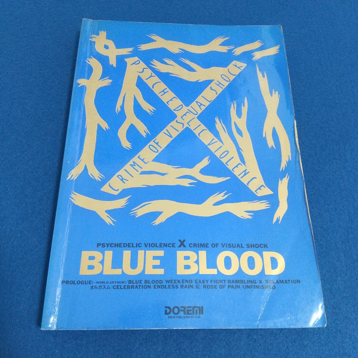貴重X JAPAN BLUE BLOOD TOUR 特大ポスター 公式グッズhide YOSHIKI
