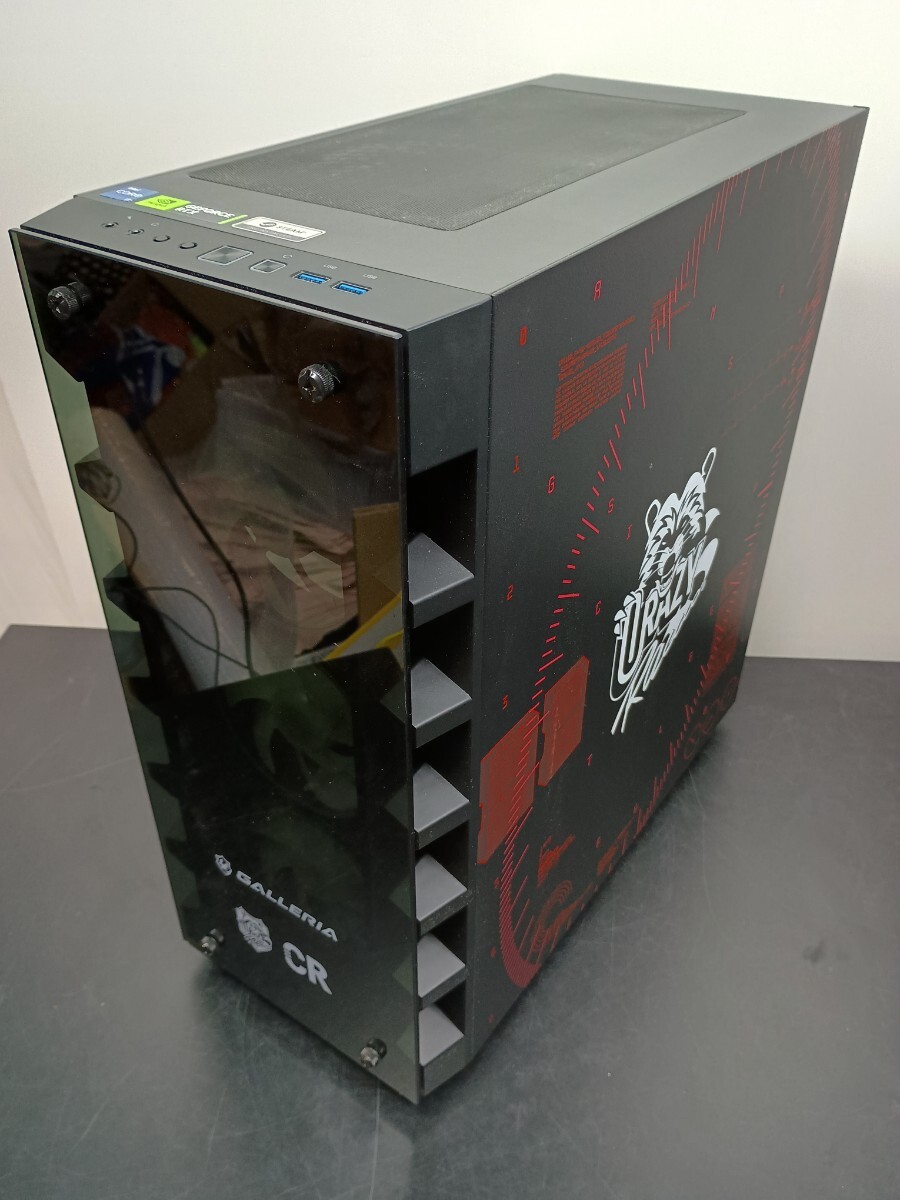 【やや傷や汚れあり】GALLERIA CRA7C-R38T Crazy Raccoon コラボモデル デスクトップPC i7-11700 2 ...