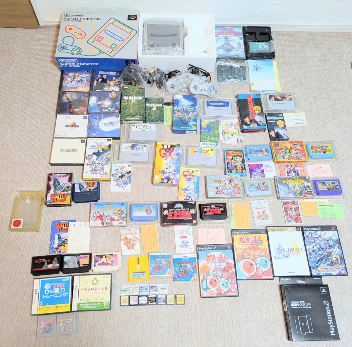 ☆ 任天堂 スーパーファミコン 本体 ソフト SFC/PS1 ファイナルファンタジー/ファミコン/DS/3DS/PS2 その他 まとめ☆の1番目の画像