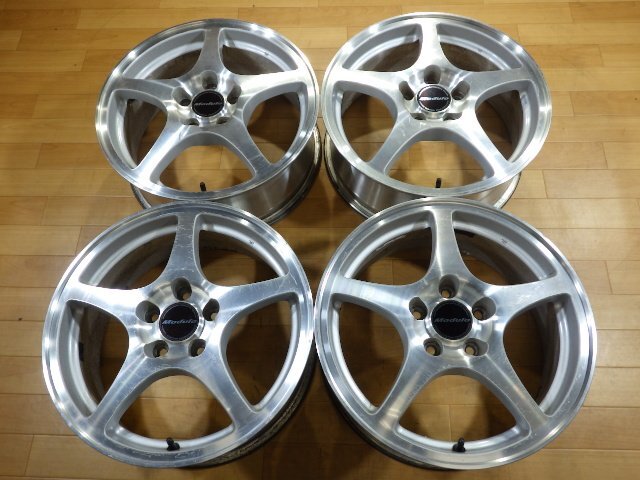 バリ溝/美品☆ステップワゴン/モデューロX☆純正ENKEIホイール □17×6J