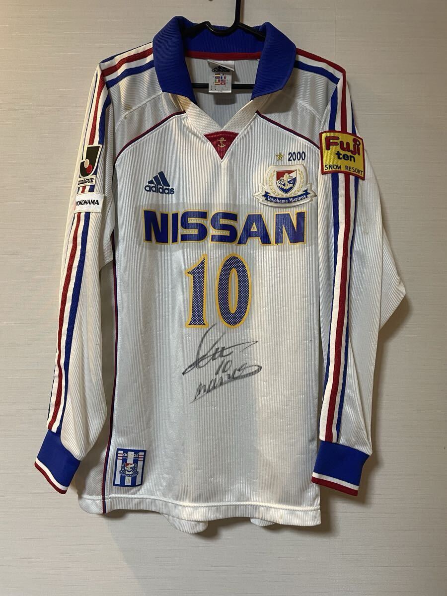 やや傷や汚れあり】2010 10 横浜F・マリノス 松田直樹 選手支給品