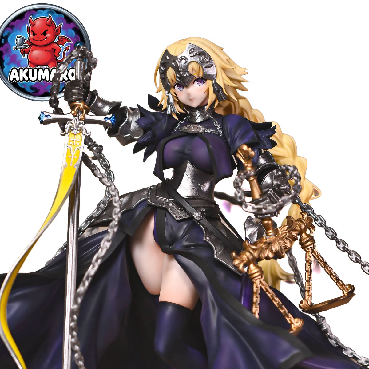 未使用に近い】塗装済み 完成品 ガレージキット ジャンヌダルク ガレキ