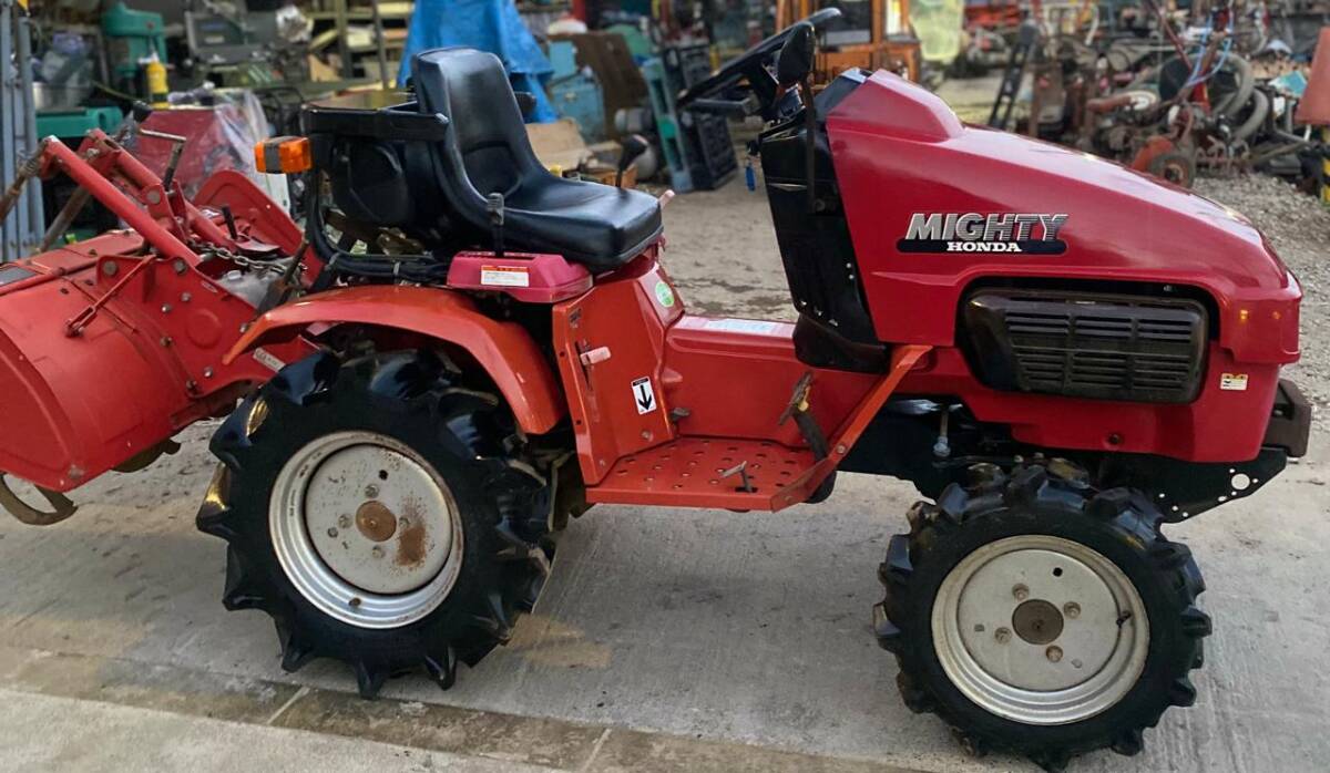 ホンダ トラクター 4WD & 4WS マイティ11 前方PTO付き 動作良好の落札